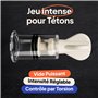 Obaie Twisting Ventouses à Tétons - Ventouse Teton Stimulation Intense - Pompe Teton Jouet pour Adulte Érotique Femme - Idéal Co