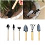 HFYMXNB 6pcs Outils de Jardin,Ensemble idéal pour Le lit de Fleurs et Le Balcon Comprenant la truelle de Fleurs，Mini Jardinage O