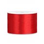Ruban satin rouge 5 cm x 25 m