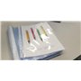 Donau Lot de 100 pochettes transparentes en plastique pour documents, papiers, dossiers, PP, 150 microns