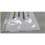 Donau Lot de 100 pochettes transparentes en plastique pour documents, papiers, dossiers, PP, 150 microns