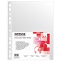 Lot de 100 pochettes perforées en polypropylène A4 Cristal 50 microns - Pour archivage de documents - Type cristallin - Type sta