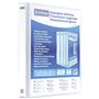 DONAU 2788404PL-09 Classeur de Présentation/Personnalisable pour DIN A4 4RD anneaux 40 mm/Carton Recouvert de PP/Blanc/avec Poch