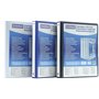 DONAU 2788404PL-09 Classeur de Présentation/Personnalisable pour DIN A4 4RD anneaux 40 mm/Carton Recouvert de PP/Blanc/avec Poch