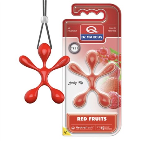 Désodorisant Pour Voiture Dr Marcus Lucky Top Fruits rouges Plastique Pendentif (12 Unités)
