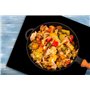 TMK Cache-plaque en verre 60 x 52 cm pour cuisinières électriques ou à induction, plaque de protection anti-éclaboussures, planc