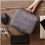 Retoo Sac Câble Multifonctionnel Sac de Voyage Universel Électronique Cable Management Cubes 2 Couche pour Tablette Disque Dur E