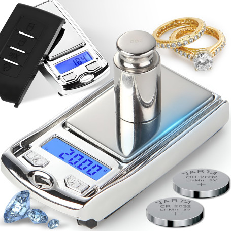 Retoo Balance de poche numérique électronique au milligramme