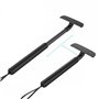 SmartB Rasoir dorsal pour homme avec long manche 54,5 cm réglable I Épilateur dos DIY sans douleur avec 10 recharges de rasoir u