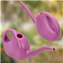 KOTARBAU® Arrosoir de jardin 2 l en plastique pour arroser des fleurs avec bec long - Petit arrosoir à fleurs pour l'intérieur e