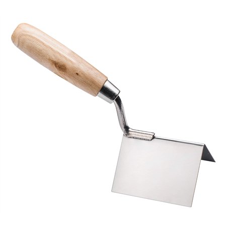 HARDY En plein air biseauté Truelle Série * 28 * Mortier en acier inoxydable Plâtrerie En Bois Massif Poignée Confortable Lumièr