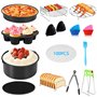 Max Air Fryer Accessoires – Lot de 13 pièces pour Ninja Foodi – Cosori – Tefal – Tour et plus – Compatible avec toutes les frite