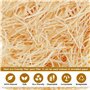 800 g de laine de bois naturelle | Copeaux de bois | Matériau d'emballage lâche | Remplissage pour cadeaux et paniers cadeaux |