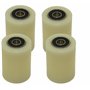 LASANA SMART MACHINES Lot de 4 roulettes avec roulement à billes - Roues en nylon pour transpalettes - Roues de chariot élévateu