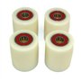Lot de 4 roulettes avec roulement à billes - Nylon et polyamide - Roulettes pour transpalettes - Roues de chariot élévateur diam