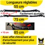 Hundefreund Ceinture de Sécurité pour Moyens et Grands Chiens – Harnais de Voiture Réglable avec Amortisseur – Sangle de Sécurit