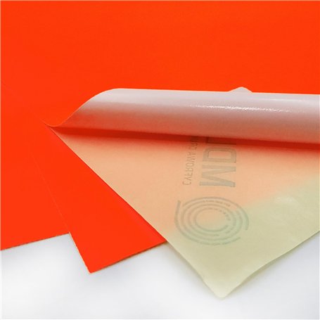MD Labels Lot de 50 étiquettes autocollantes universelles format A4 - Étiquettes imprimables en papier rouge fluo - 210 x 297 mm