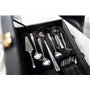 Silverware, Set de couverts pour 12 personnes, 72 pièces, en acier inoxydable, avec mallette avec couverts et pelle à tarte, pas