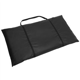 Foppla Sac de rangement pour feuilles de table avec fermeture éclair et 2 bretelles - Imperméable - Doublure - Résistante aux ra