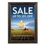 Displaysign: Lot 10 Cadres SNAP A4 d'affichage Photo Pliables clipser clic clac en Aluminium Noir