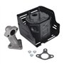 Silencieux Assemblage d'échappement avec collecteur pour Honda GX240 GX270 8HP et 9HP Moteur