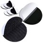 6 Paires 100MM Autocollantes Crochets et Boucles Rond Pastille Adhésif Collant Point Monnaies Arrière pour Travaux de Maison