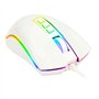 Redragon M711W Cobra White Souris Gaming Blanche, capteur Optique Pixart P3325 de 10.000 DPI, éclairage RGB, mémoire intégrée, i
