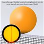 DAZZLUXE Lot de 20 balles de ping-pong jaunes en plastique - Idéales pour les jeux de famille, les activités scolaires, les débu