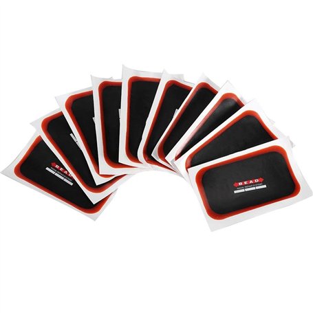 Niady 10 pcs Rustine Pneu Voiture Rustine Chambre a air 80 × 130mm Auto Moto Universal Radial Pneu réparation Patch