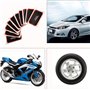 Niady 10 pcs Rustine Pneu Voiture Rustine Chambre a air 80 × 130mm Auto Moto Universal Radial Pneu réparation Patch