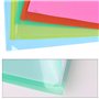 Chemises Plastique A4,Couverture de Fichier 20 Pack A4 Cut Flush Folders Transparent Pochette Porte Document Dossier Pochette po