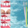 HEALIFTY Lot de 200 cure-dents en plastique à double extrémité pour soins bucco-dentaires