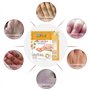 Lot de 3 masques hydratants et exfoliants pour les mains - Hydrate profondément la peau endommagée - Gants nourrissants pour la 