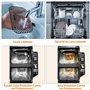 Accessoires Air Fryer, 2 Pcs Grille Anti Projection en Silicone Réutilisables et 100 Pièces 20,5 x 13cm Papier Cuisson pour Air
