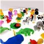 JZK 32x gommes Animaux Petite Gomme Jouet détachable pour Enfants Cadeau fête d'anniversaire Bureau Fournitures de Papeterie Sco