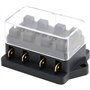 JZK BH-4P 12V 24V 32V 4 Façon Standard Porte-fusible à Lame Boîte à Fusibles pour Bateau Camping Voiture et Autre Véhicule, avec