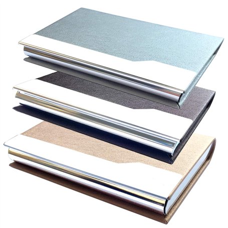 CKANDAY 3 Paquet Porte-Cartes de Visite Professionnelles