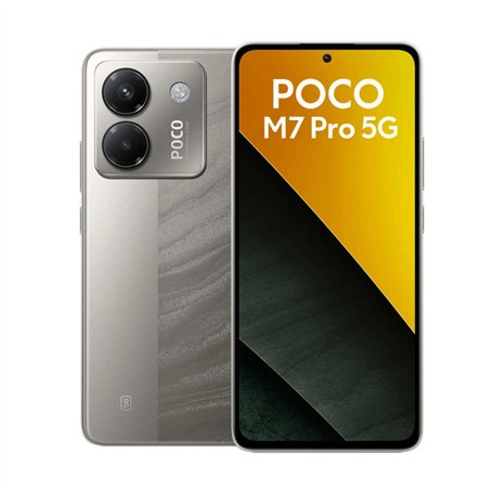 Smartphone Poco M7 PRO Mediatek Dimensity 6100+ 8 GB RAM 256 GB Argenté