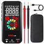 BSIDE A10 Mini Multimètre Numérique Rechargeable Grand LCD Couleur 6000 Comptes Testeur Automatique de Tension Résistance et Con