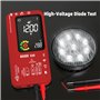 BSIDE Multimètre Numérique Automatique Thermomètre IR Testeur Diode LED Haute Tension 9999 Comptes LCD Couleur Testeur Électriqu
