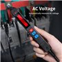 BSIDE Z1 Kit Testeur de Tension Sans Contact Unipolaire Multimètre Automatique avec Pinces Crocodiles, Pointes d’extension, Câbl