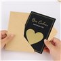 BETESSIN Lot de 6 Cartes à Gratter Bon Cadeau Personnalisable avec Autocollants et Enveloppes Carte de Vœux Carte Invitation pou