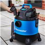 Vacmaster VQ1220PF Eau et Poussière, Aspirateurs Eau et poussière, Bleu, 1250 W, 20 liters