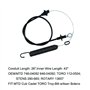 Le câble d'embrayage d'engagement de pont remplace MTD Cub Cadet TORO Troy-Bilt artisan Bolens 746-04092/946-04092 (longueur de