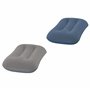 Bestway Oreiller Gonflable de Camping et de Voyage - 42 cm x 26 cm x 10 cm - Gris et Bleu