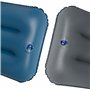 Bestway Oreiller Gonflable de Camping et de Voyage - 42 cm x 26 cm x 10 cm - Gris et Bleu