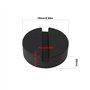 Be In Your Mind 4pcs Patins Levage en Caoutchouc à Fente de 75mm Capacité de 2 Tonnes Fente 10x10mm pour Support de Levage Véhic