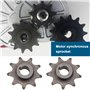 Create idea 2pcs Pignon à 9 Dents Pignon de Chaîne de Vélo Pignon de Moteur de Scooter Électrique Pignon de Moteur Pignon Synchr