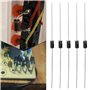 Create idea Lot de 100 Diodes de Redressement Schottky 1N4004 1A 400V DO-41 Diode électronique Au Silicium Adaptée à La Platine 