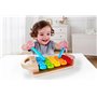 Hape - Xylophone Arc-en-Ciel en Bois - Jouet Enfant en Bois 3 pièces - Instrument de Musique pour Bébé dès 12 Mois - Jeu Musical